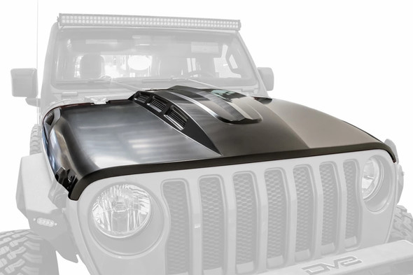 DV8 Offroad Heat Hood |HDMBJL-01-Fits Jeep Wrangler JL / Jeep Gladiator JT