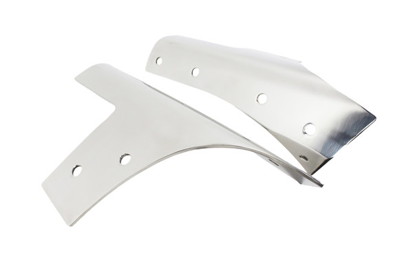 Kentrol Windshield Support Set - Polished Silver |30574-Fits Jeep Wrangler JK