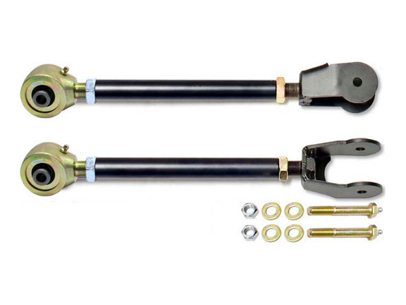 RockJock Double Adjustable Front Upper Johnny Joint Control Arms |CE-9102SF-Fits Jeep Wrangler LJ / Jeep Wrangler TJ / Jeep Cherokee XJ / Jeep Comanche MJ