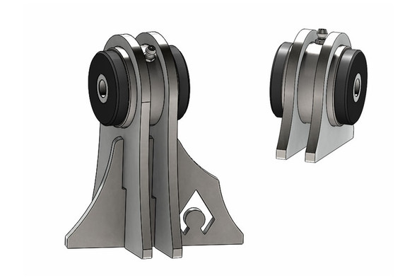 Artec Industries Low-Pro Front Truss UCA Brackets - Daystar Bushings, 7/16in |BR1122-Fits Jeep Wrangler TJ / Jeep Wrangler LJ / Jeep Wrangler JK