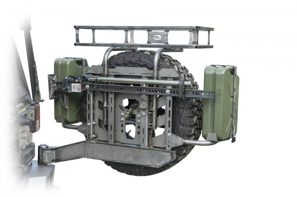 LOD Destroyer 5 Gallon Jerry Can Mount / Passenger Side Bare Steel |JJC0700-Fits Jeep Wrangler JL / Jeep Wrangler JK