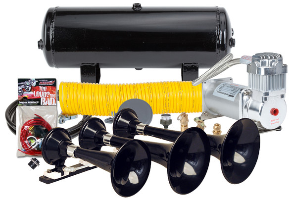 Kleinn Triple Air Horn Kit Black ABS |HK7