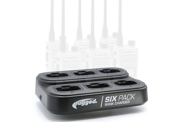 Rugged Radios GMR2 Handheld Radio 6-Pack Bank Charger |6PACK-GMR2