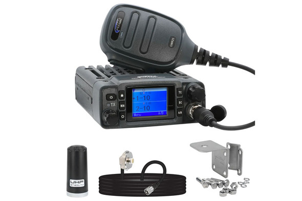 Rugged Radios GMRS Mobile Radio Kit Lite w/ Stealth Antenna - 25 Watt |RKL-GMR25