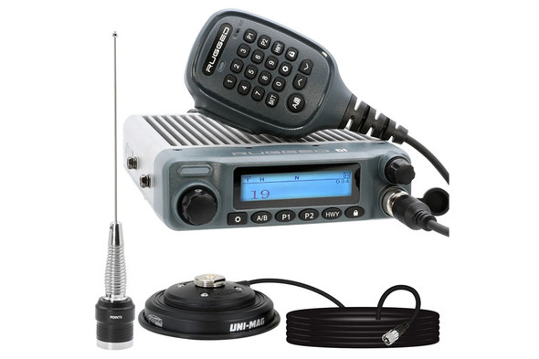 Rugged Radios Radio Kit - G1 ADVENTURE SERIES Waterproof GMRS Mobile Radio w/ Antenna |RK-G1