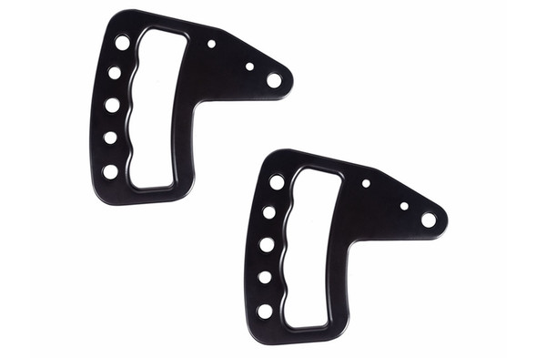 Rugged Ridge Front Grab Handles - Pair, Black |13505.51-Fits Jeep Wrangler JK