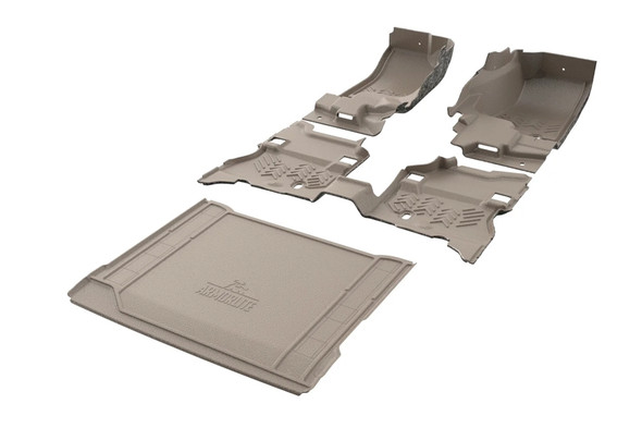 Armorlite Front and Rear Floor Kit w/ Cargo Mat - desert khaki |B1020661-BRN1-AA