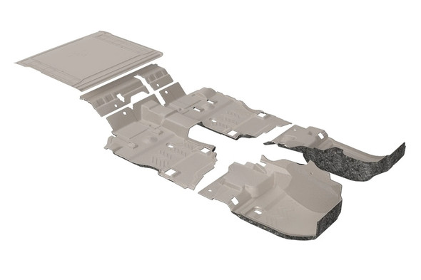 Armorlite Front and Rear Floor Kit w/ Cargo Mat and Cargo Closeout - Desert Khaki |B1019554-BRN1-AA