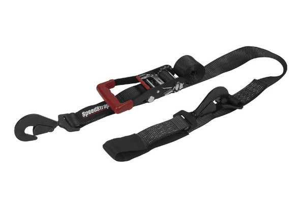 PRP SpeedStrap 2in x 10ft Ratchet Tie Down w/ Twisted Snap Hooks and Axle Strap |27011