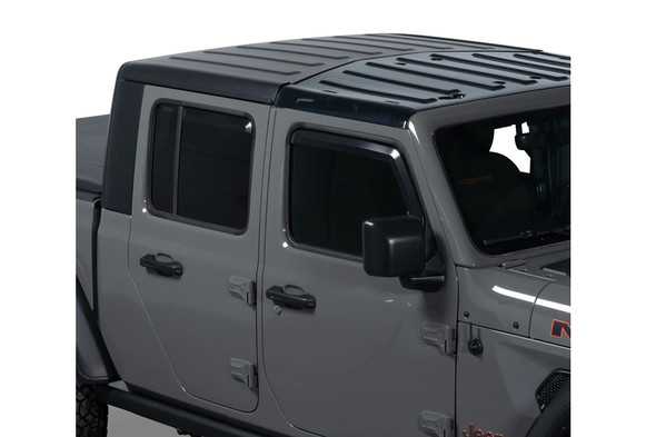Putco Front and Rear Element Window Deflectors - Matte Black |680221 - JT/JL 4Dr