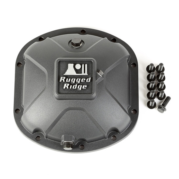 Rugged Ridge Dana 30 Differential Cover |16595.13-Fits Jeep Wrangler JK / Jeep Wrangler TJ