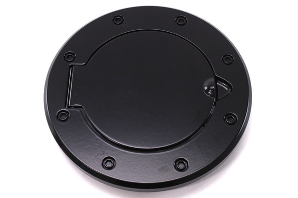 Rugged Ridge Non-Locking  Black Aluminum Gas Cap Door |11425.05-Fits Jeep Wrangler JK