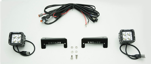 ZROADZ Tail Light Top LED Pod Mount Kit |Z384812-KIT-Fits Jeep Wrangler JK
