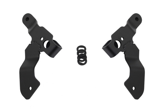 Go Rhino Dual 3in Cube Windshield Cowl Offset Mounts |730231T-Fits Jeep Gladiator JT / Jeep Wrangler JL