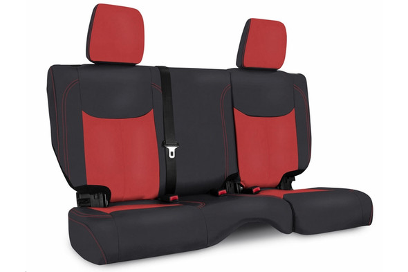 PRP Rear Seat Cover, Black/Red |B023-05