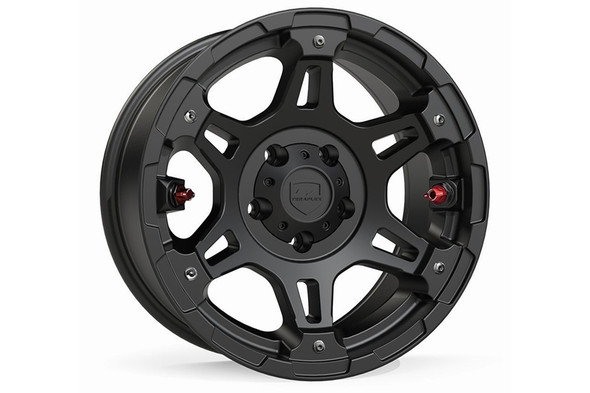 Teraflex Nomad Split Spoke Off-Road Wheel, 17x8.5 5x5 - Metallic Black - Fits Jeep JT/JK/JL