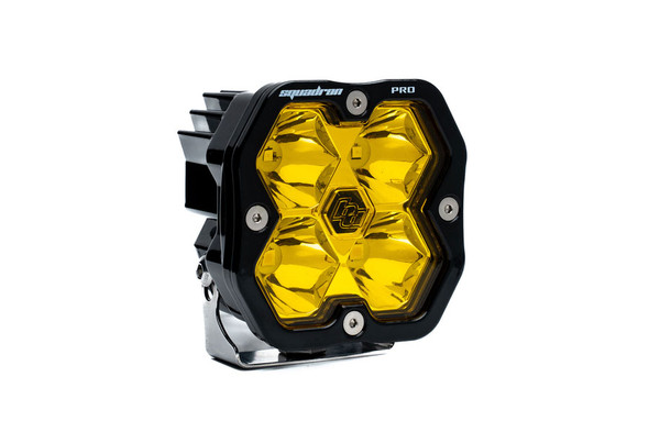 Baja Designs Squadron 2.0 Pro LED Auxiliary Light Spot, Baja Amber