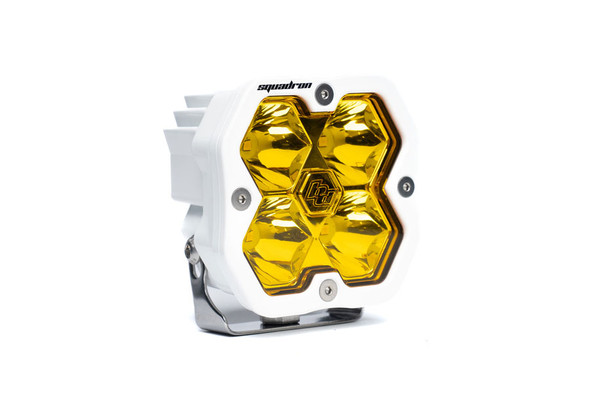 Baja Designs Squadron 2.0 Sport White LED Auxiliary Light Spot, Baja Amber