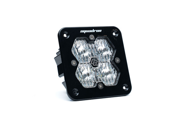 Baja Designs Squadron 2.0 Sport Flush Mount LED Auxiliary Light Wide Cornering, Clear