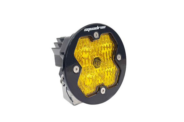Baja Designs Squadron-R 2.0 Sport LED Auxiliary Light Wide Cornering, Baja Amber