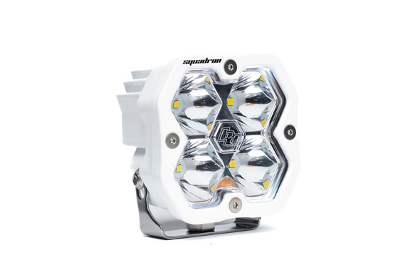 Baja Designs Squadron 2.0 Sport White LED Auxiliary Light Spot, Clear