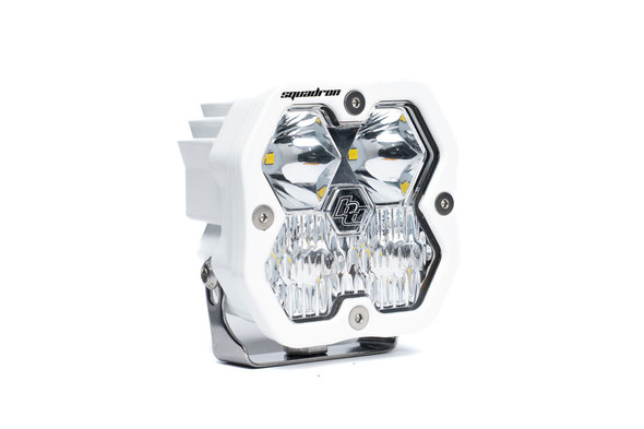 Baja Designs Squadron 2.0 Sport White LED Auxiliary Light Driving/Combo, Clear