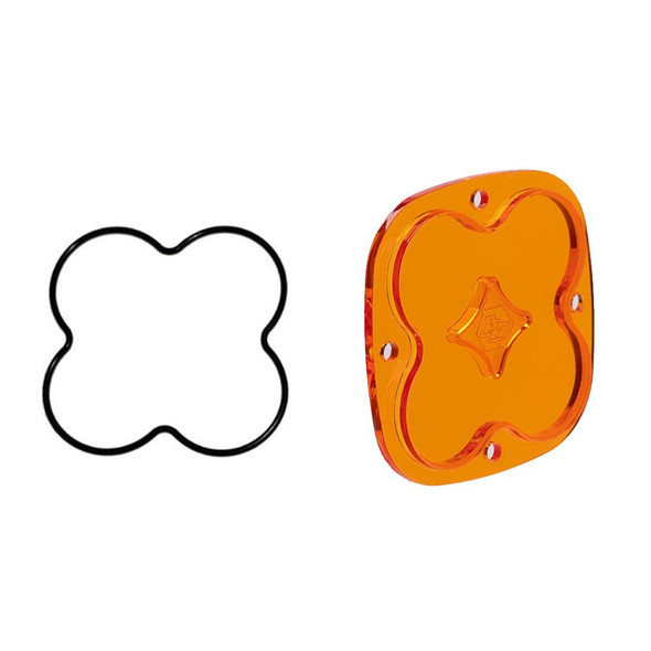 Baja Designs Squadron Light Pod Lens Kit, Spot - Factory Amber