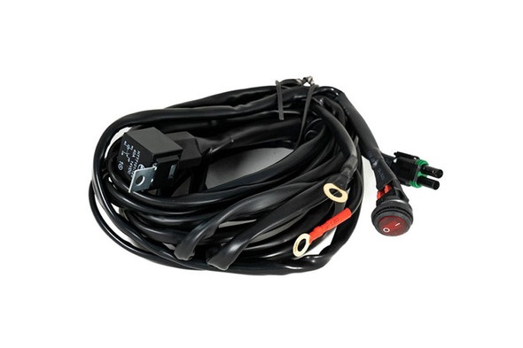 Baja Designs Squadron/S2/S1 On/Off 2-Pin Single Light Wiring Harnes