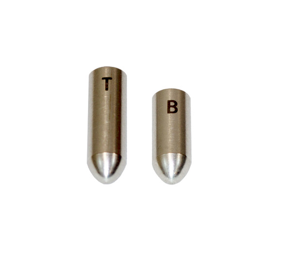 Kentrol Door Alignment Pins - Polished Silver