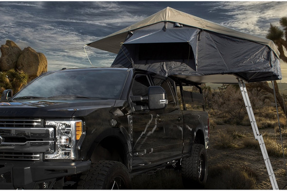 Overland Vehicle Systems Nomadic 4 Extended Roof Top Tent - Dark Gray/Green