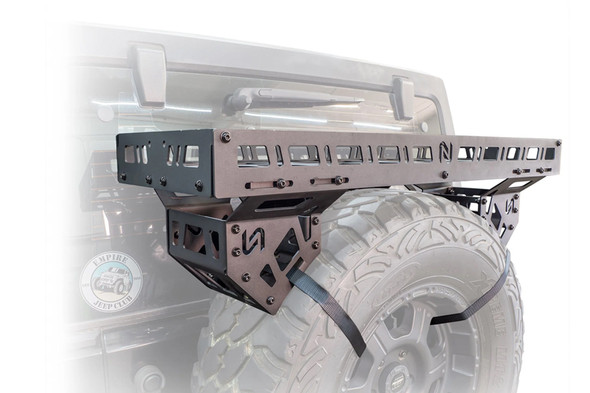 Turn Offroad Universal Spare Tire Storage Rack - Ice Chest Carrier