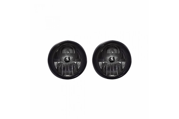 RECON Projector LED Headlights, Smoke Black