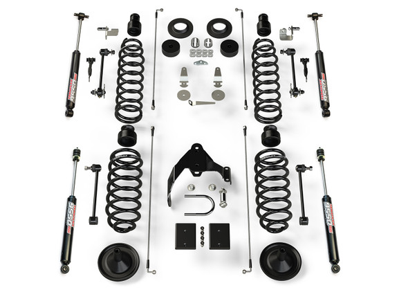 Teraflex 4in Coil Spring Base Lift Kit & 9550 VSS Twin-Tube Shocks