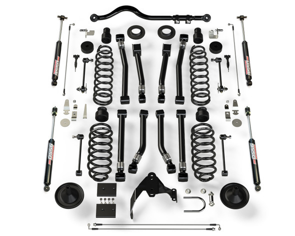 Teraflex 4in Lift Kit w/ 8 Alpine Short Control Arms & 9550 Shocks