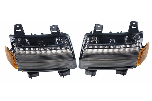 Quake LED Smoked LED Fender Light - w/Sequential Turn Signals