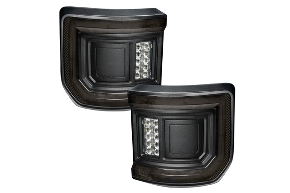 Oracle Lighting 5882-504-T V2 Flush Mount LED Tail Lights Black Series Tinted for 20-26 Jeep Gladiator JT