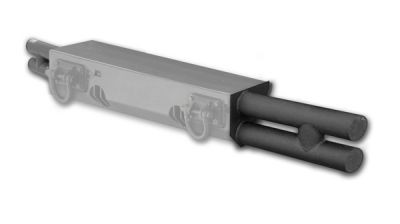 Rugged Ridge XHD Front Bumper Tube Ends Textured Black