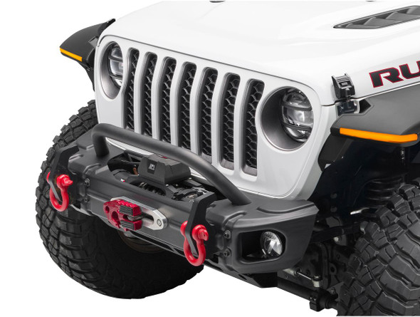 Rugged Ridge Arcus Front Bumper Tube Overrider - Black