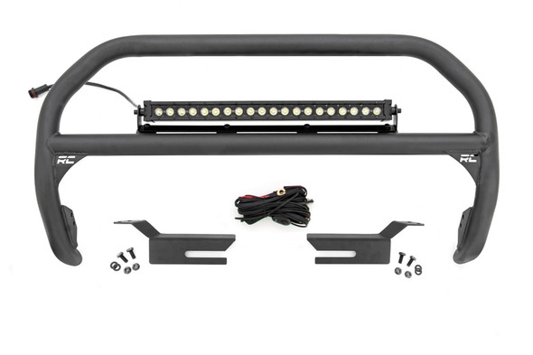 Rough Country Nudge Bull Bar w/ 20in LED Light Bar