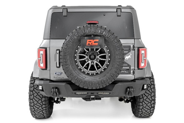 Rough Country 6in Slim Line Black Series Spot Cubes, Rear Bumper