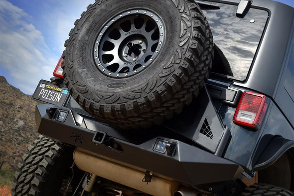 Poison Spyder Bruiser Rear Bumper - Black