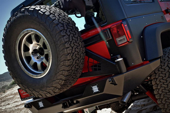 Poison Spyder Rock Brawler II Rear Tire Carrier - Bumper Only