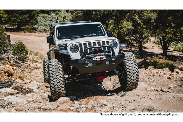 Body Armor Mid-Stubby Front Bumper - Black