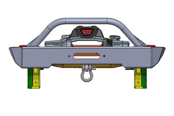 Savvy Offroad Krawler Lite Front Bumper Skin - Aluminum
