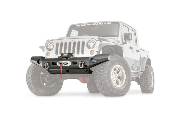 Warn Elite Series Full Width Front Bumper Black