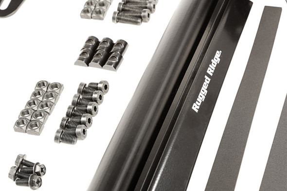 Rugged Ridge Elite Fast Track Windshield Light Bar Mounting Brackets