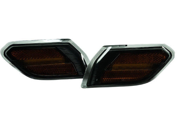 RECON Front Fender Side Marker Lenses LED, Smoke Lens