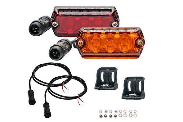 Nacho Offroad Technology NANO Scene Red/Amber Lights - 2 Pack