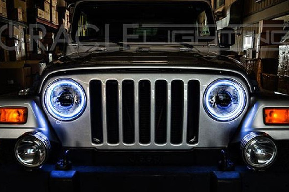 Oracle Surface Mount LED Headlight Halo Kit - Red