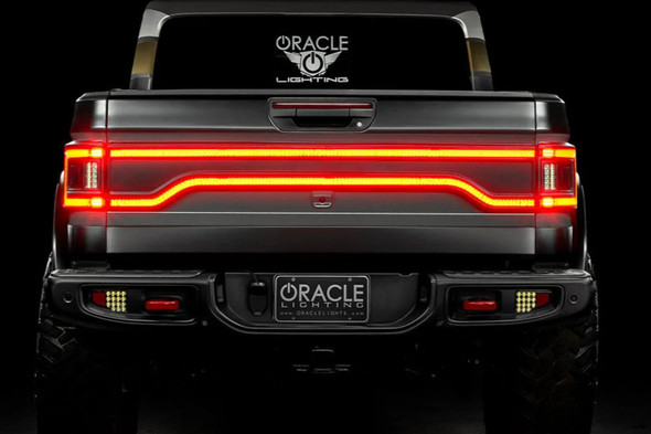 Oracle Lighting 5918-504-T Racetrack Flush Style LED Tailgate Panel Light - Tinted Lens for 20-26 Jeep Gladiator JT